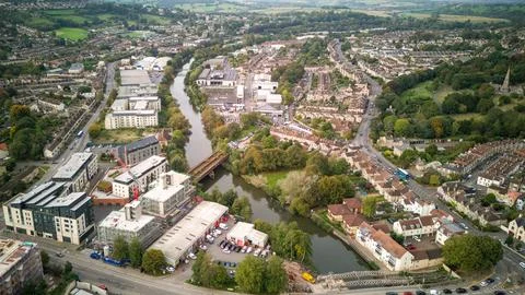 New Developments on the Midland Bridge Road Stock Photos