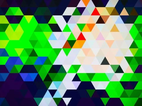 A new deviant colorful geometric pattern of designing shapes of rectangles Stock Illustration