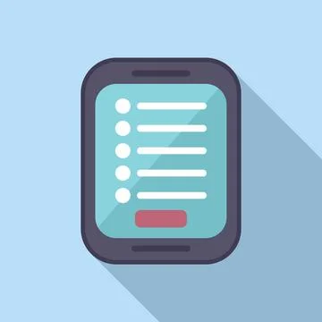 New device login icon flat vector. Member registration Stock Illustration