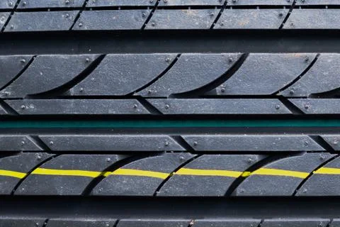 New dirty tyre pattern background Stockfoto's