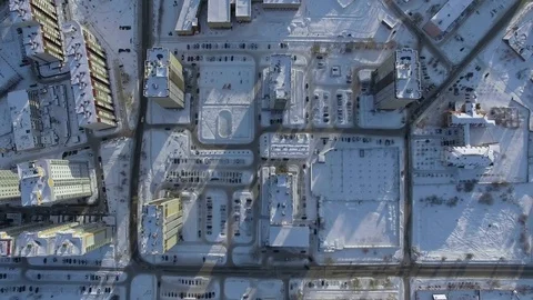 New district of the city Stock Footage 81945317