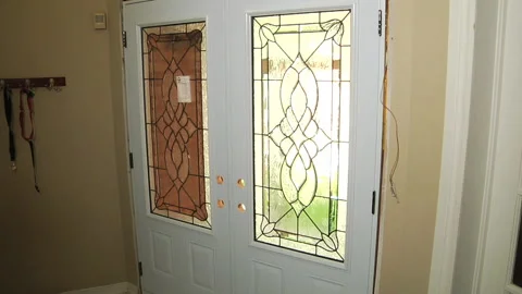 New door Stock Footage 133615981