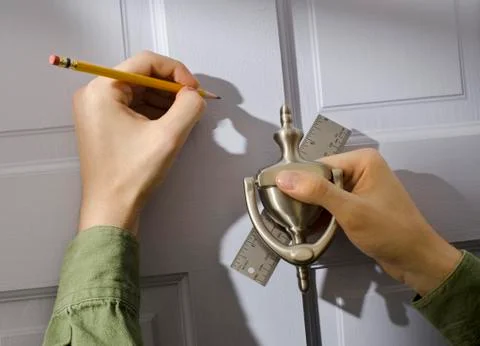 New door knocker 2 Stock Photos