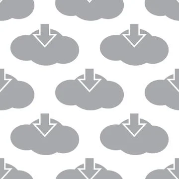 New Download cloud seamless pattern 스톡 일러스트