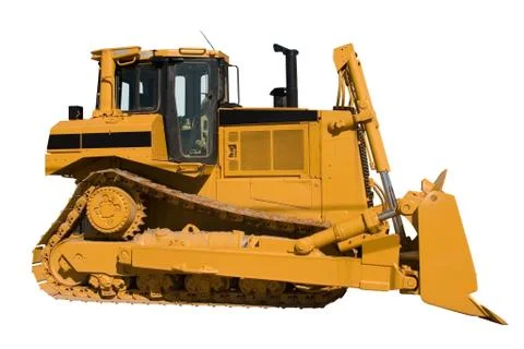 New Dozer Side View Stock Photos