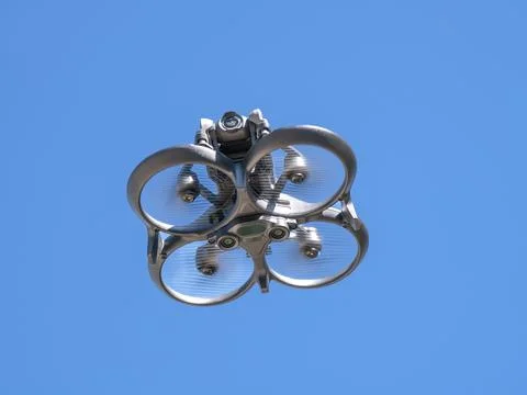 New drone with motion control, fpv flight, Stock Photos