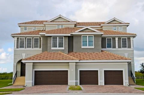 New Duplex House Stock Photos