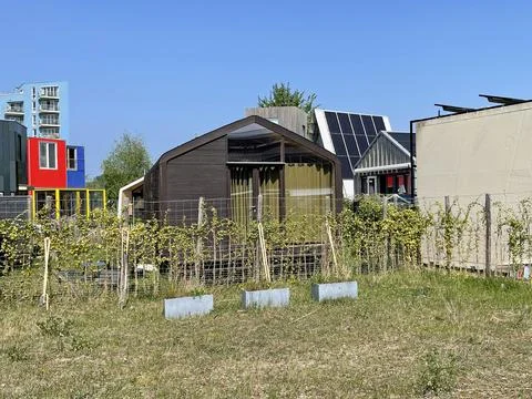 New Dutch Tiny House Stock Photos