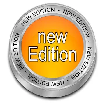 New Edition Button - 3D illustration Stock Illustration