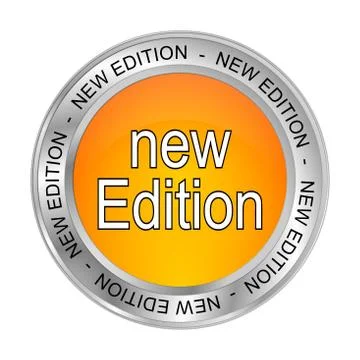 New Edition Button - 3D illustration Stock Illustration