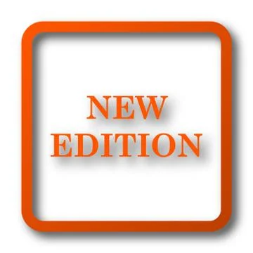 New edition icon. Internet button on white background.. Stock Illustration