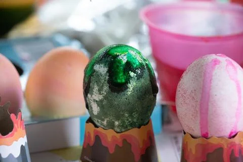 New Egg Dying Technique  Stock Photos