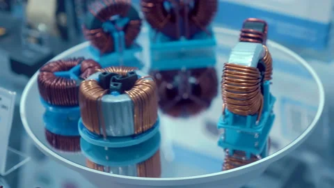 New electric coils - toroidal transforme... | Stock Video | Pond5