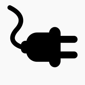 New Electrical Plug icon vector. Stock Illustration