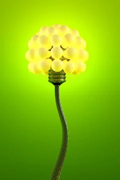 New electricity concept Stock Illustration