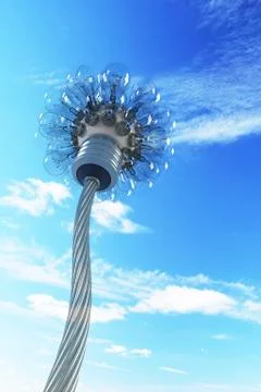 New electricity concept Stock Illustration
