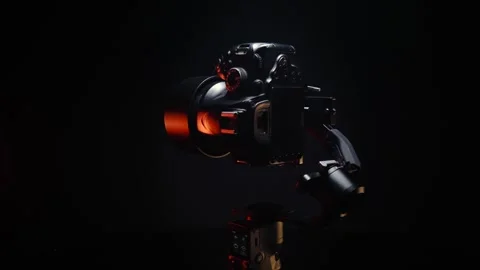 New electronic gyroscopic stabilizer for small Video stock 330339573