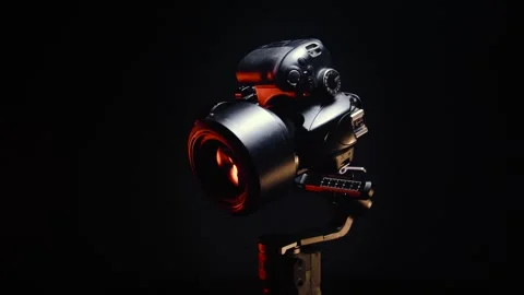 New electronic gyroscopic stabilizer for small 스톡 동영상 330339754