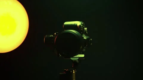 New electronic gyroscopic stabilizer for small 스톡 동영상 330339837