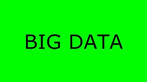 NEW! Elegant black title BIG DATA for timelapse with related videos. Stockbeeldmateriaal 88638479