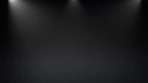 New elegant empty room with white spot light on floor. Stage lights. Stock Footage 230969794