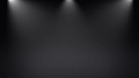 New elegant empty room with white spot light on floor. Stage lights. Illustrazione stock