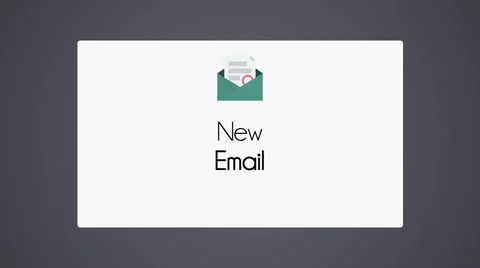 New email - mail Stock Footage 40724304