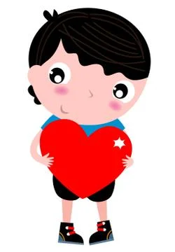 New Emo character : EMO with Heart Stock Illustration