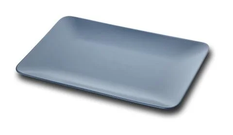 New empty rectangle plate Stock Photos