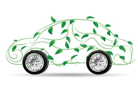 New energy concept design,Can replace car energy. Stock Illustration