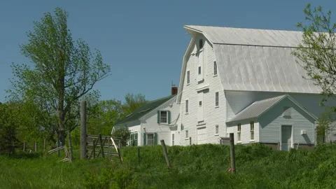 New England Barn Stock Footage 147234054