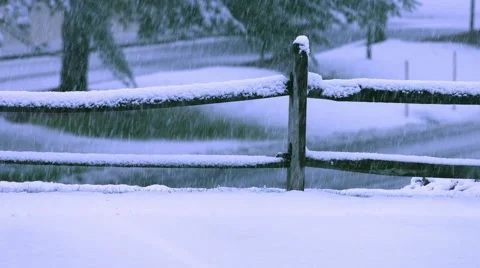 New England Fence Stock Footage 44343453