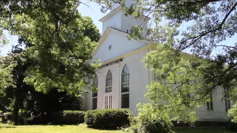 A New England Grange Converted From An Old Church Stock Footage 330121939