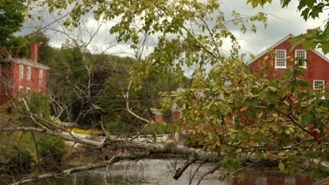 New England Town Stock Footage 170961792