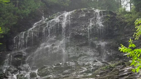 New England Waterfall Stock Footage 307115430