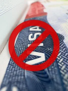 New entry rules, Trump tariffs, US entry ban, work visas to America, US against Stock Photos