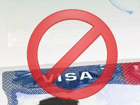 New entry rules, Trump tariffs, US entry ban, work visas to America, US against Stock Photos