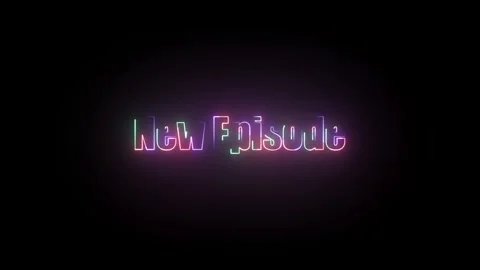 New Episode Text Animation Stock Footage 324802656
