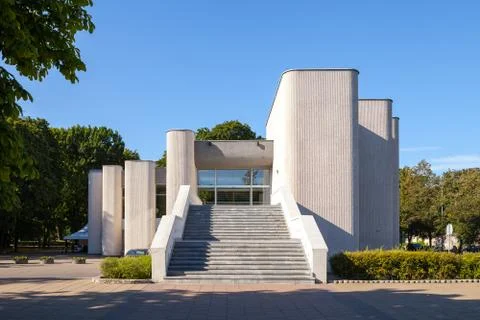 New example of Constructivism style in Vilnius, Lithuania Stock Photos