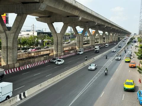 New expressway projects under construction Foto stock