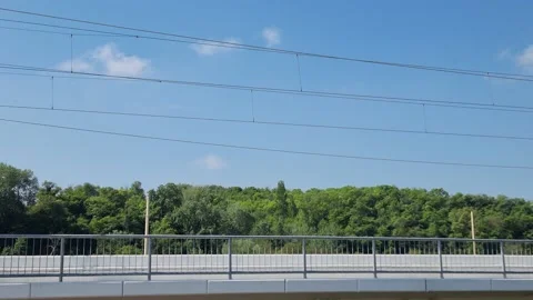New fast train name Soko, from Novi Sad to Belgrade Stock Footage 189315941