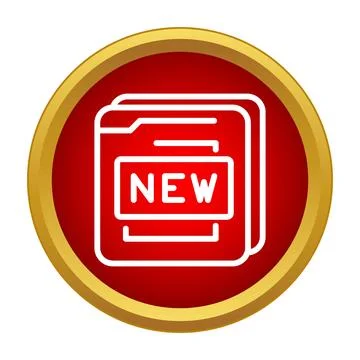 New file document icon showing updated data Stock Illustration