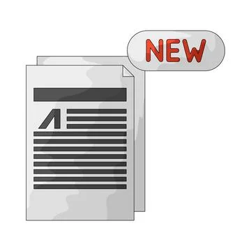 New File illustration Stock-Illustration