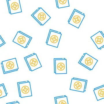 New file vector seamless pattern イラスト素材