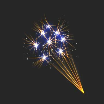 New firework sign Stock Illustration