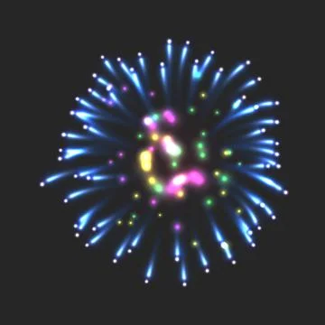 New firework sign Stock Illustration