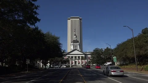 New Florida State Capitol building, Tallahassee, USA Stock Footage 71349905