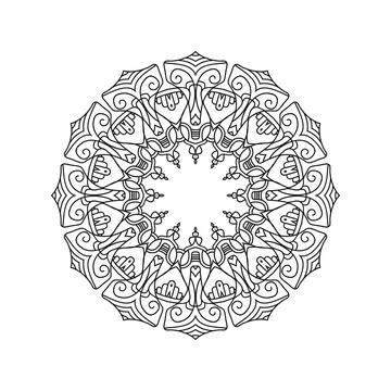 New flower mandala designs vector illustration Stock Illustration