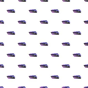New follower alert pattern for social media streaming Illustrazione stock