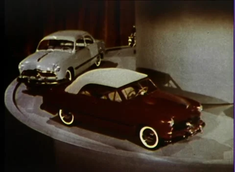 THE NEW FORD MODELS FOR 1949 Stock-Footage 160105611